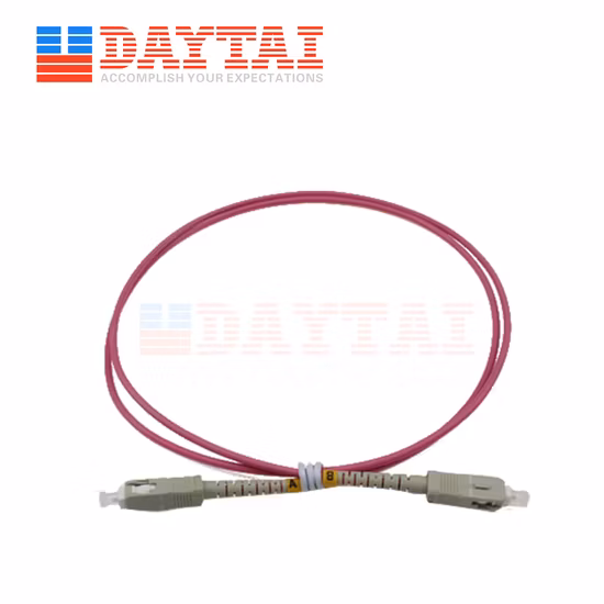 1.5m Simplex Multi Mode Om4 SC/PC-SC/PC Fiber Optic Patch Cord