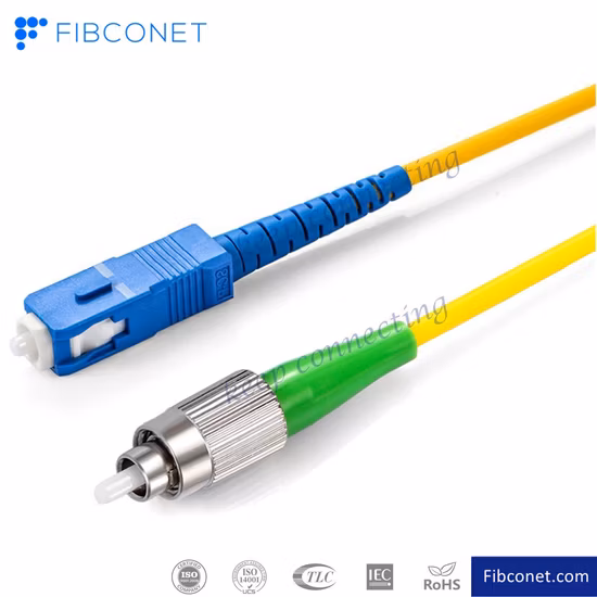 FTTH 싱글모드 9/125 0.9mm 단순 Sc/Upc APC - FC/APC Upc 패치 LSZH 케이블 광섬유 패치 코드