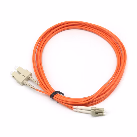 이중 LC-Sc Om1 다중 모드-Glasfaser-Patchkabel, 62,5/125 Dx